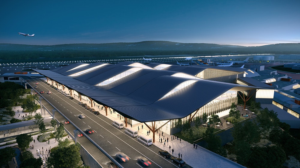 1652337134527 Gensler Pittsburghairport View 02 Ext Approach 021319