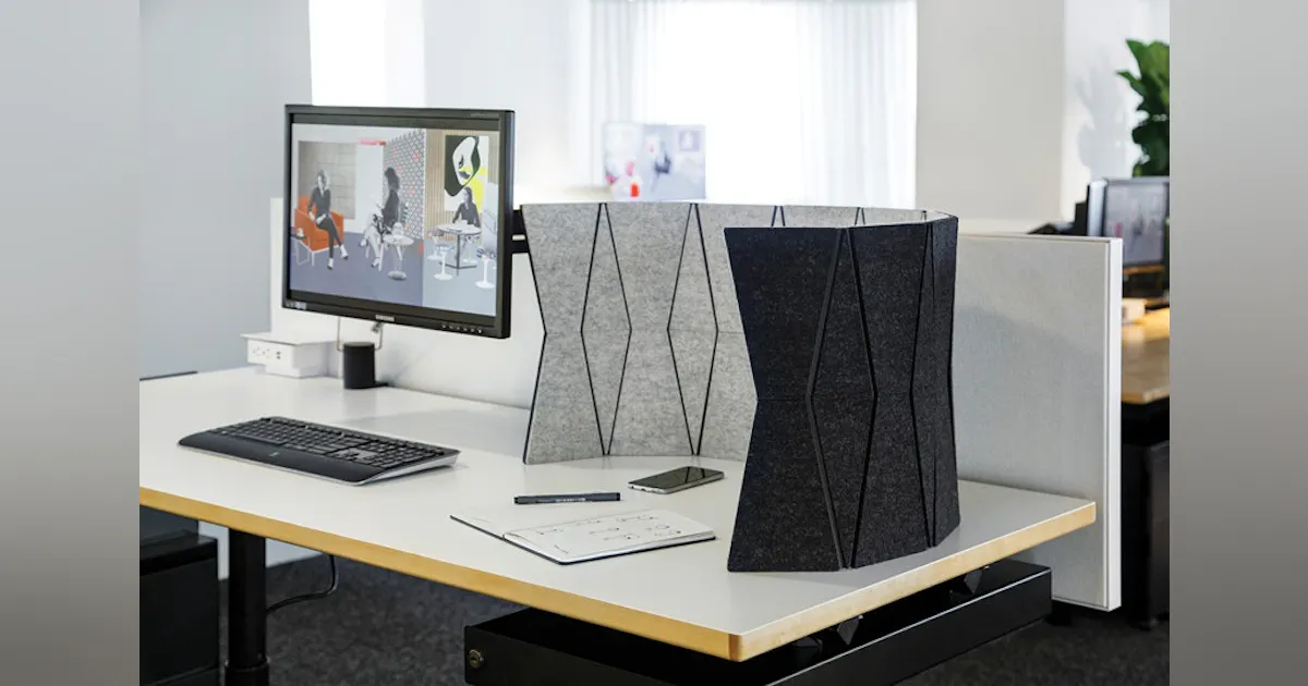 100% Wool Felt Desktop Screens from FilzFelt | I+S Design