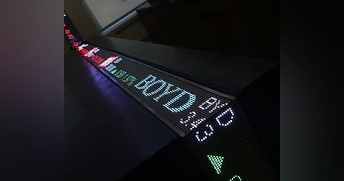 Custom LED Solutions: A ticker tape with the poise of a contemporary ...
