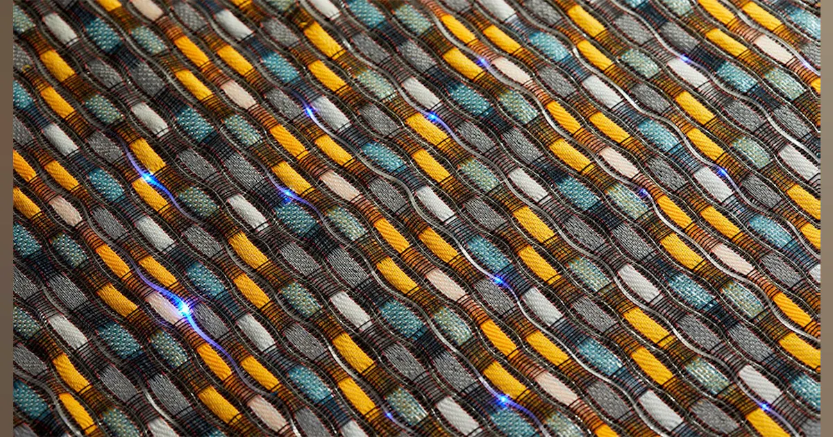 Led Yarn Elizabeth Whelan Design Creates an Innovative Fabric Infused with LED ...