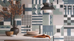 Patterned Tile Concrete Lookalikes Trend Photo C