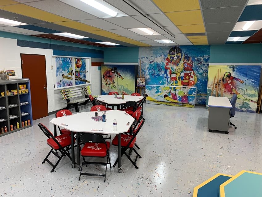 Elementary art classroom design