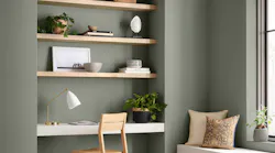 Evergreen Fog SW 9130 - office space