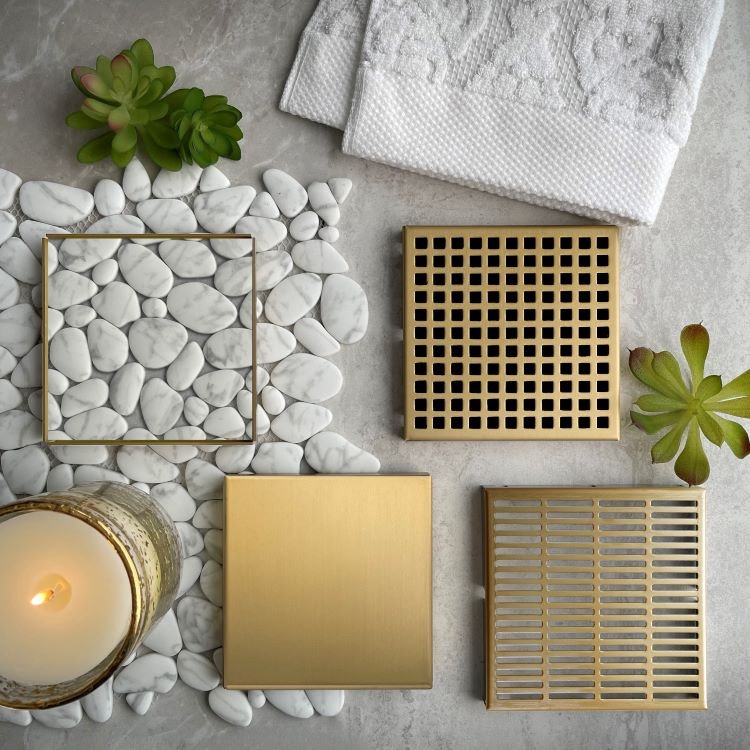 Infinity Drain Center Drain Pro Flat Lay-web