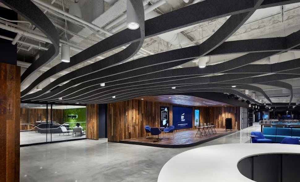 Freeform Ceiling Baffles I+S Design