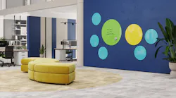 The Coda circle glassboard creates a sense of balance. Art and function come together to create an attention-grabbing visual communication tool for any collaborative space.