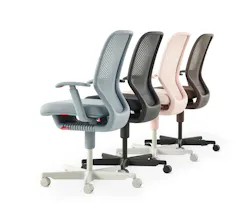 The Newson Task Chair, offered by Knoll, featues an organic design that’s packed with sophisticated hidden technology.