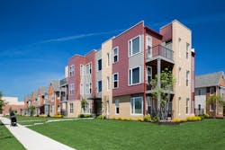 Poindexter Village was designed to complement the diverse and rich architecture of the surrounding neighborhood, while including contemporary features and amenities that demonstrate new investment in the community. Poindexter Village was designed to complement the diverse and rich architecture of the surrounding neighborhood, while including contemporary features and amenities that demonstrate new investment in the community.