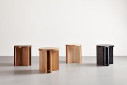 Designed for multi-purpose spaces, Umo can serve as a table, sculpture or seating.