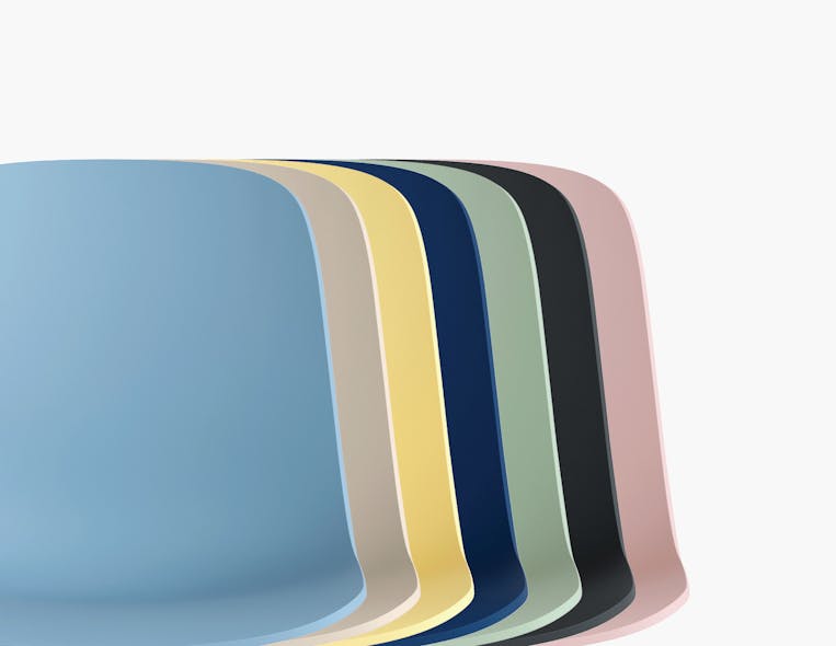 Verve Bucket comes in 15 shell colors and with or without upholstery.