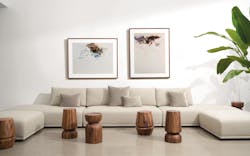 The new Fia Sectional (available 8/16) provides ample seating while considering the need for personal space. Perfectly paired with the Nyla End Tables, Nyla’s hollow interior and three size options make it extremely versatile as it’s easy to move around and can function as a table for a laptop or to eat a small meal, a stool for extra seating, or an ottoman to rest your feet on. The new Fia Sectional (available 8/16) provides ample seating while considering the need for personal space. Perfectly paired with the Nyla End Tables, Nyla’s hollow interior and three size options make it extremely versatile as it’s easy to move around and can function as a table for a laptop or to eat a small meal, a stool for extra seating, or an ottoman to rest your feet on.