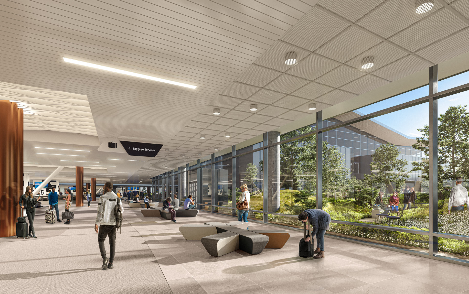 Airport terminals such as Boston Logan's Terminal E will soon be upgraded, thanks to the Federal Infrastructure Bill. Architects and designers will be presented with opportunities and challenges to manage ever-increasing client and end-user expectations.