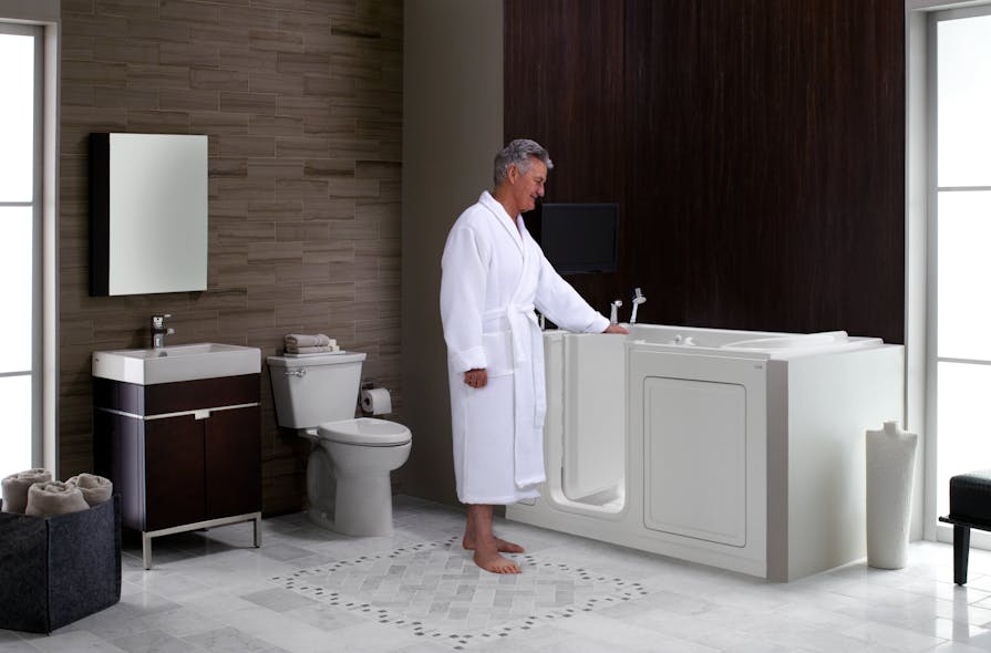 LIXIL&apos;s product brand American Standard offers an accessible walk-in bathtub design, providing a safe and seamless bathing experience for those with limited mobility, without compromising on quality or luxury.