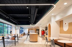 Companies looking to bring people back into the office will need to create eudaimonic office spaces, which offer employees a place where they can get their work and personal lives in order to be their best selves. Companies looking to bring people back into the office will need to create eudaimonic office spaces, which offer employees a place where they can get their work and personal lives in order to be their best selves.