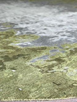 The Silk Clouds collection can be made from a variety of natural fibers and is available in more than 1,500 colors. A percentage of profits benefit Goodweave International, a non-profit dedicated to ending illegal child labor in the rug-making industry. The Silk Clouds collection can be made from a variety of natural fibers and is available in more than 1,500 colors. A percentage of profits benefit Goodweave International, a non-profit dedicated to ending illegal child labor in the rug-making industry.