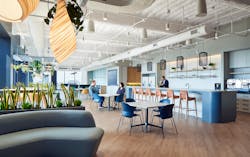 One of the top reasons employees why employees are returning to the office is because they miss seeing and connecting with their colleagues, so the workplace needs to support these in-person meetings in a variety of space types. One of the top reasons employees why employees are returning to the office is because they miss seeing and connecting with their colleagues, so the workplace needs to support these in-person meetings in a variety of space types.