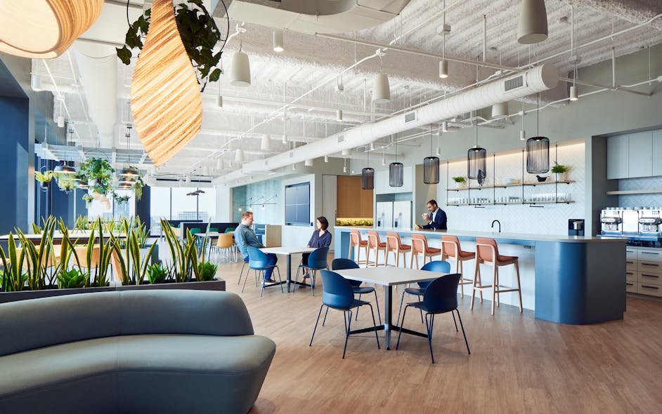 One of the top reasons employees why employees are returning to the office is because they miss seeing and connecting with their colleagues, so the workplace needs to support these in-person meetings in a variety of space types.