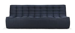 The N701 sofa features upholstery woven from recycled cotton from the fashion industry.