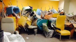 This furniture storage area became known as the “Furniture Graveyard” at a large metropolitan hospital. The furniture failed less than a year after the opening of a new multistory tower. Replacement costs: in the millions of dollars. This furniture storage area became known as the “Furniture Graveyard” at a large metropolitan hospital. The furniture failed less than a year after the opening of a new multistory tower. Replacement costs: in the millions of dollars.