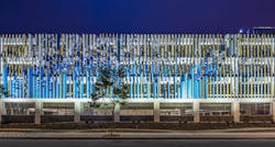 Rob Ley’s Endless Miles sculpture is a mesmerizing addition to the parking structure, taking up an entire side and depending on one's view and time of day can always look and feel different. Rob Ley’s Endless Miles sculpture is a mesmerizing addition to the parking structure, taking up an entire side and depending on one's view and time of day can always look and feel different.