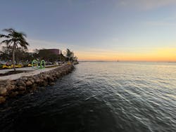The two installations promote moments of social interaction along the new Bay Park development in in Sarasota, Fla. The two installations promote moments of social interaction along the new Bay Park development in in Sarasota, Fla.
