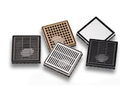 Infinity Drain's Pro Series, center drains. Infinity Drain's Pro Series, center drains.