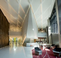 The design team at Skylab Architecture designed all aspects of this programmatically complex building, including core and shell, interiors, FF&E and brand integration. The design team at Skylab Architecture designed all aspects of this programmatically complex building, including core and shell, interiors, FF&E and brand integration.