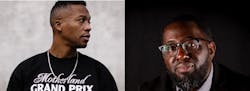 Wasalu Muhammad Jaco, a.k.a Lupe Fiasco (left) and Michael Ford Wasalu Muhammad Jaco, a.k.a Lupe Fiasco (left) and Michael Ford