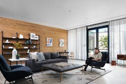 Communal living room at the American Cancer Society's Hope Lodge Dallas. Communal living room at the American Cancer Society's Hope Lodge Dallas.