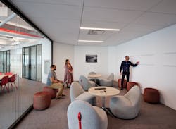 Comfy huddle areas allow for productive internal collaboration. Comfy huddle areas allow for productive internal collaboration.