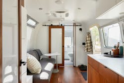 AutoCamp&apos;s location in the Catskills Mountains features 65 Airstreams, along with a newly built clubhouse.