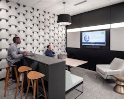 Meeting rooms feature integrated technology and a variety of seating options. Meeting rooms feature integrated technology and a variety of seating options.
