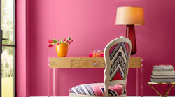Sherwin-Williams Colormix Forecast 2024, Anthology: Volume One. Palette No. 2 Dragon Fruit SW 6855.