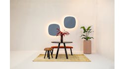 BuzziSpace&apos;s BuzziPebl Light was inspired by the silhouette of a pebble.