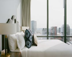 The boutique, family owned Swexan Hotel features 134-rooms and fuses the brand's Swiss Heritage with Texan hospitality. The boutique, family owned Swexan Hotel features 134-rooms and fuses the brand's Swiss Heritage with Texan hospitality.