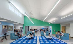 The learning suites offer up a variety of breakout and collaboration spaces. The learning suites offer up a variety of breakout and collaboration spaces.