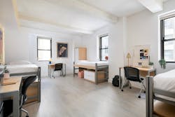 FOUND Study Turtle Bay triple room. FOUND Study Turtle Bay triple room.