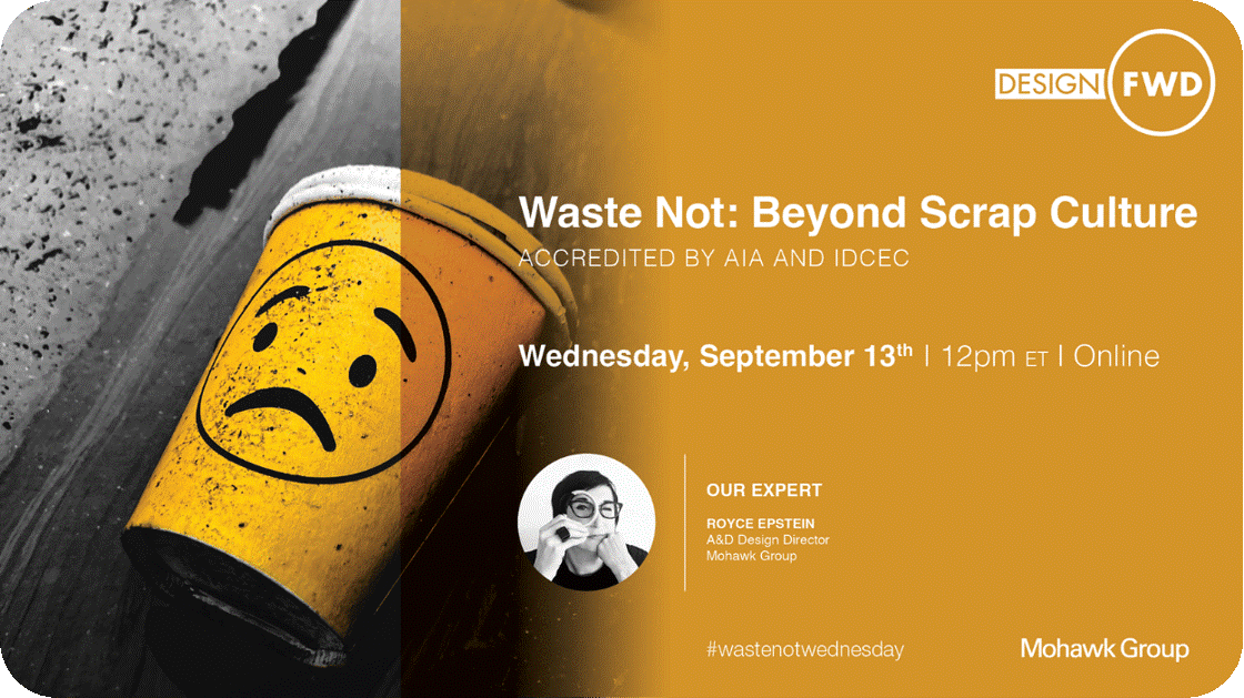 Royce Epstein will discuss 'Waste Not: Beyond Scrap Culture' during a CEU Sept. 13.