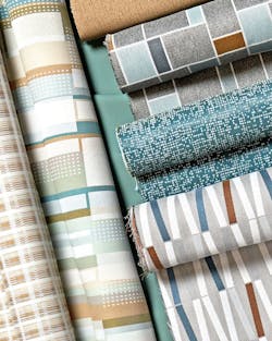 A collage of Ritual, the latest textile line by Momentum. A collage of Ritual, the latest textile line by Momentum.