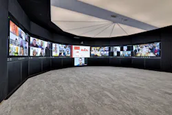Called the Decision Theatre, this hybrid space at Helios Education Foundation in Phoenix supports a high level of customizable remote collaboration. Called the Decision Theatre, this hybrid space at Helios Education Foundation in Phoenix supports a high level of customizable remote collaboration.