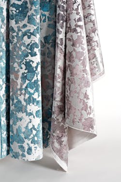 Vivant Opal and Fountain upholstery create dynamic and vibrant colors to any space. Vivant Opal and Fountain upholstery create dynamic and vibrant colors to any space.