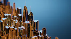 City Buildings 3d Rendering