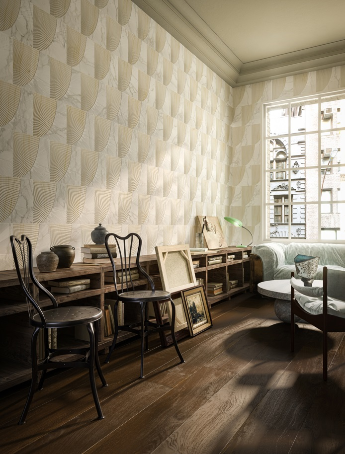 Duo by Alison Rose in vanilla onyx and calacatta gold.