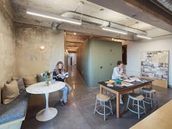 The material palette was kept very raw to stay true to its history. The material palette was kept very raw to stay true to its history.