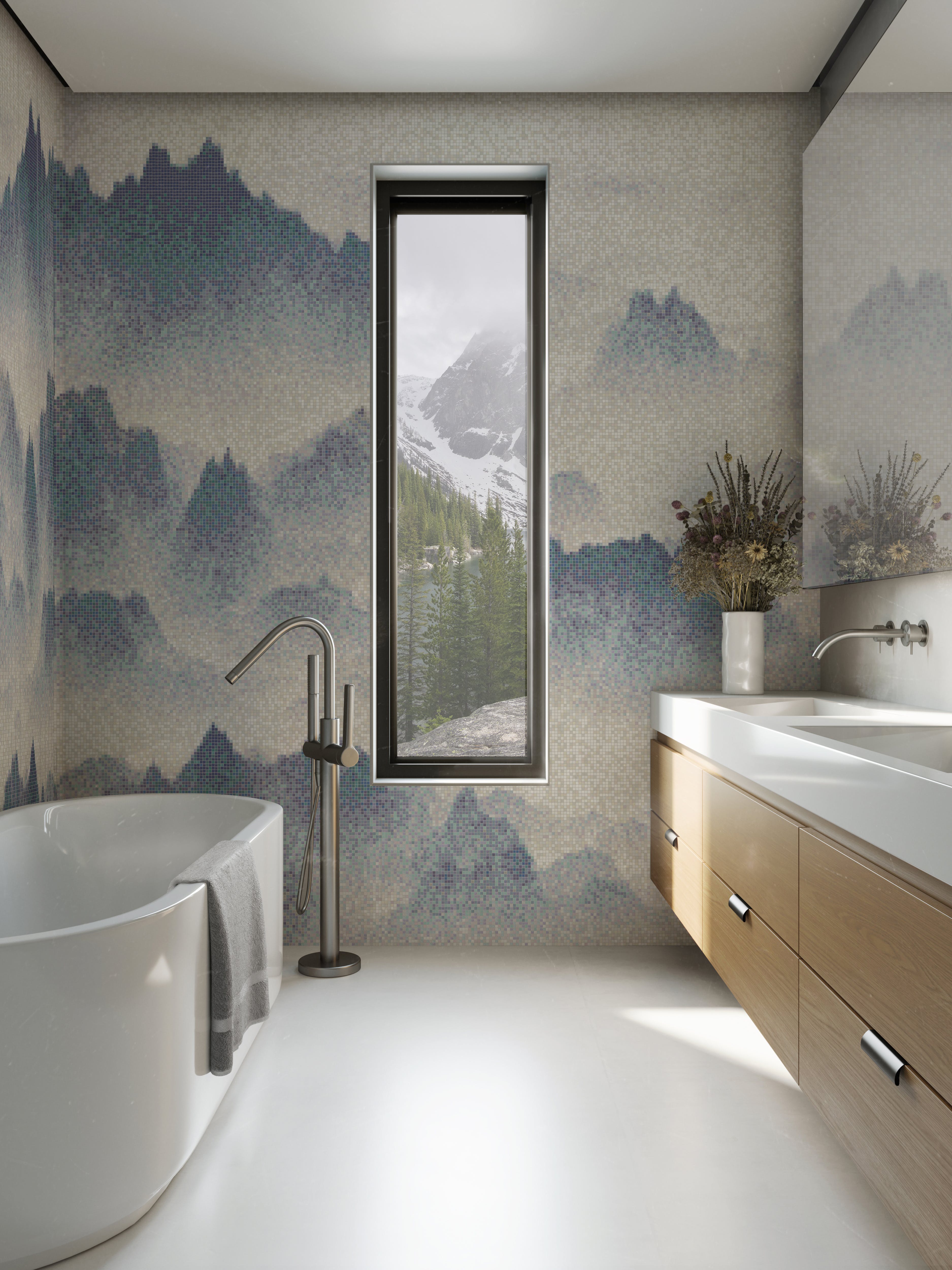 Everest Mosaic in Ice