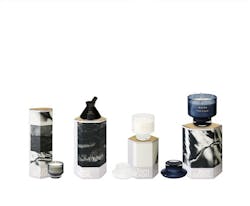 The Tom Dixon Elements collection of air diffusers and candles. The Tom Dixon Elements collection of air diffusers and candles.