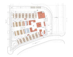 The San Mateo County Navigation Center site plan represents the first built instance of the Office of Charles F. Bloszies's Step(1) housing to address homelessness in California. The San Mateo County Navigation Center site plan represents the first built instance of the Office of Charles F. Bloszies's Step(1) housing to address homelessness in California.