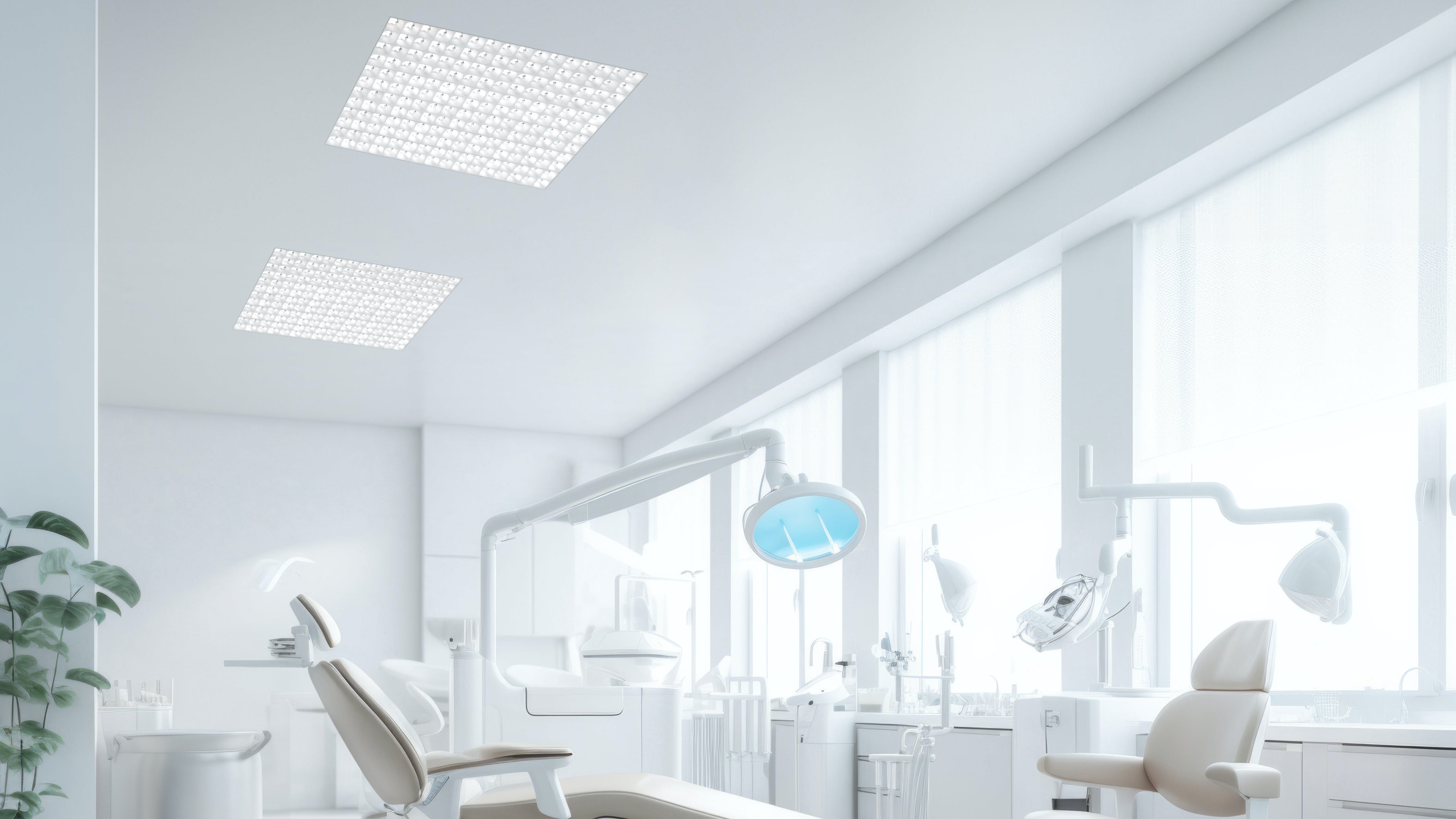 The Ledalite BloomBox installed in a healthcare facility.