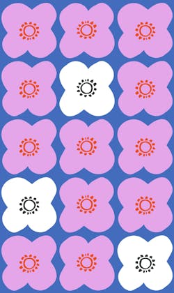 Pattern 'Fleur de Tachee' by Rachel Gloria Adams. Pattern 'Fleur de Tachee' by Rachel Gloria Adams.