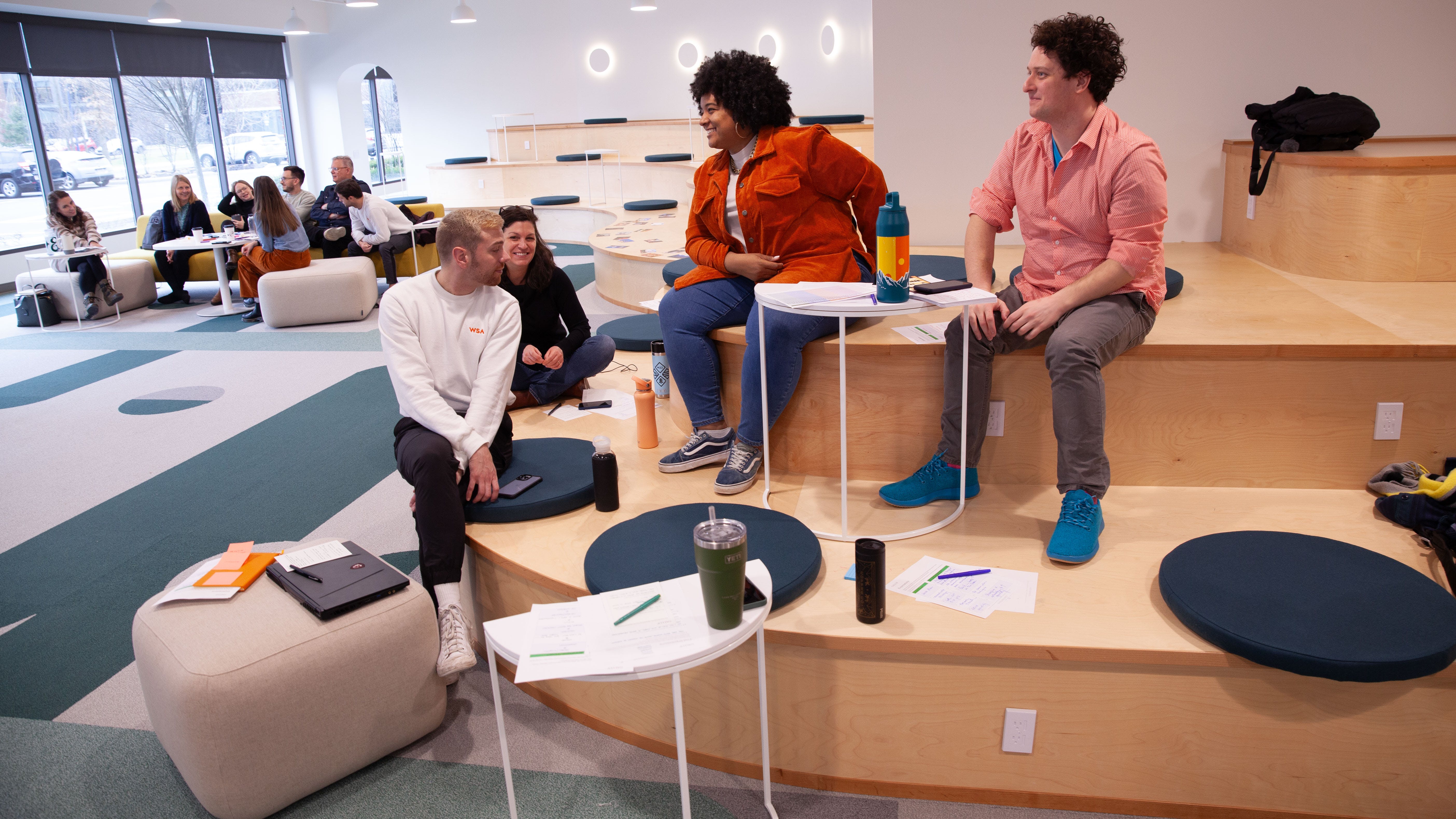 A scene from the WSA 2022 retreat.